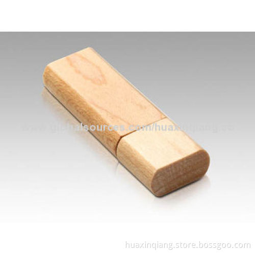 USB Drive with Wood Material, 128MB-64GB Capacity Range, Customized Colors, Logo Designs, USB2.0/3.0